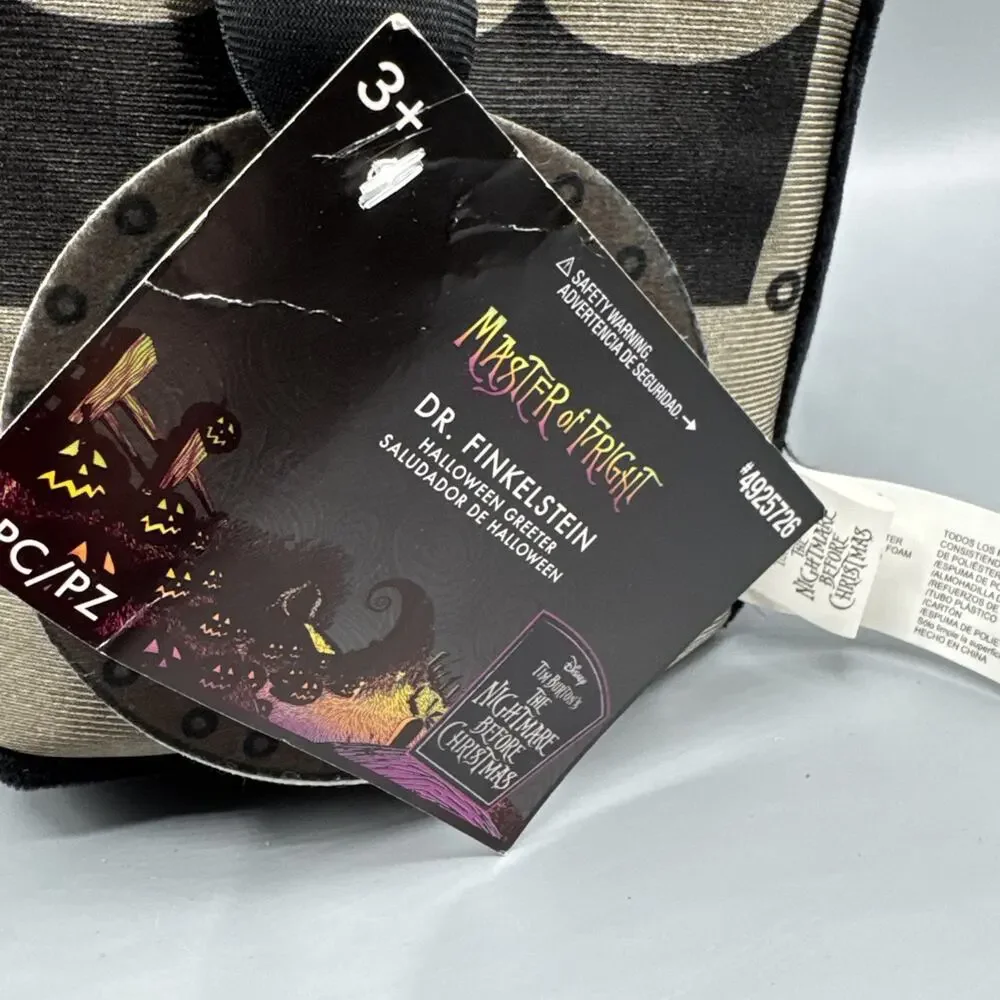 Gemmy Dr. Finkelstein Halloween Greeter Nightmare Before Christmas 17” NWT